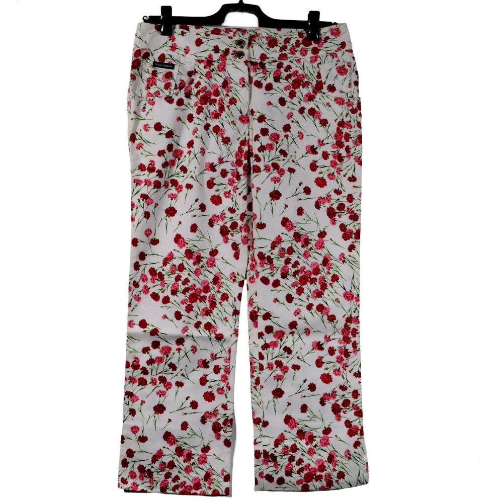 New Dolce & Gabbana Women's Capri Pants Italy Size 38
